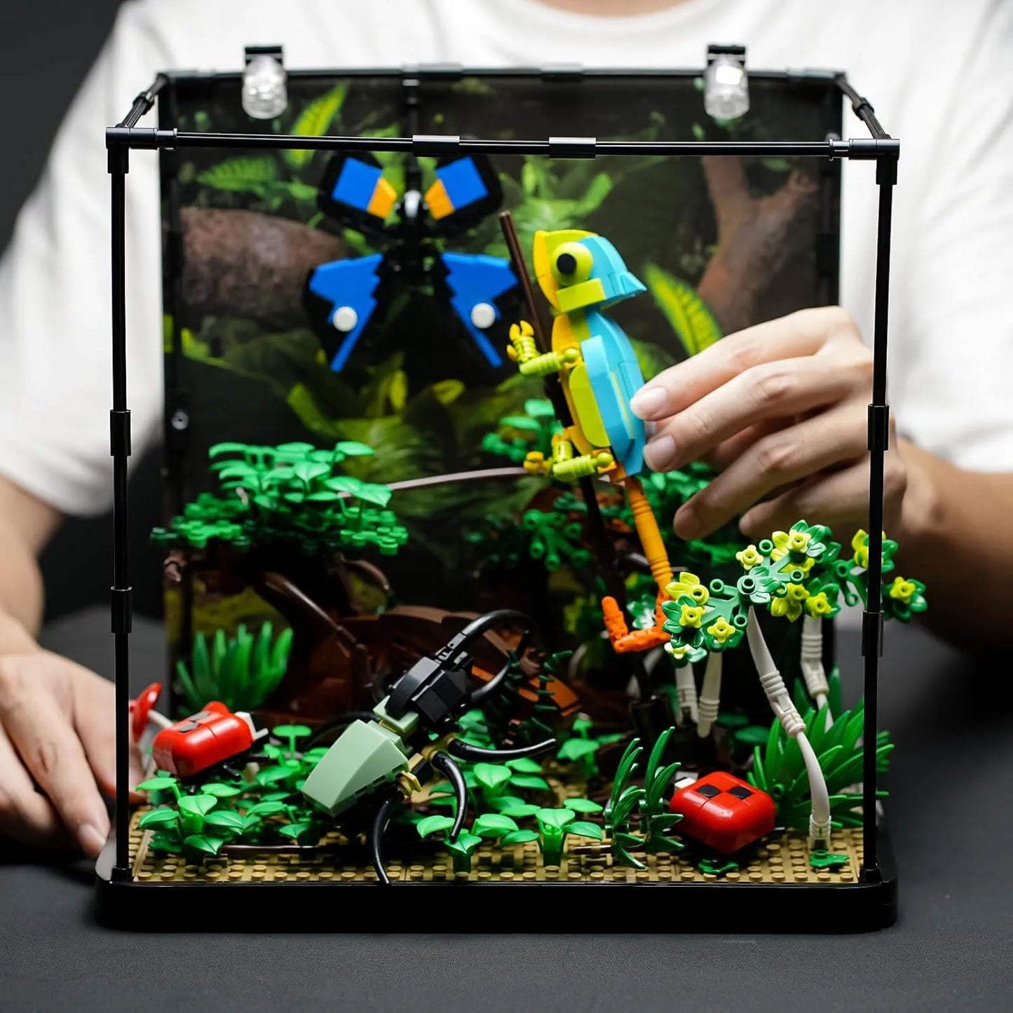 Juego Construccion Mariposas Botanicas Jardín Adultos 1284 Piezas Educativo
