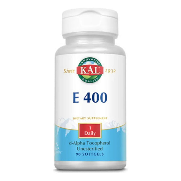 Vitamina E D Alpha Tocoferol 400 UI 90 Capsulas Blandas Antioxidante Natural