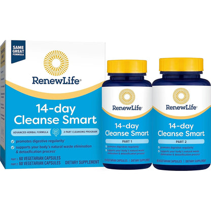 Suplemento Renew Life Cleanse Smart Advanced Desintoxicacion 120 Capsulas