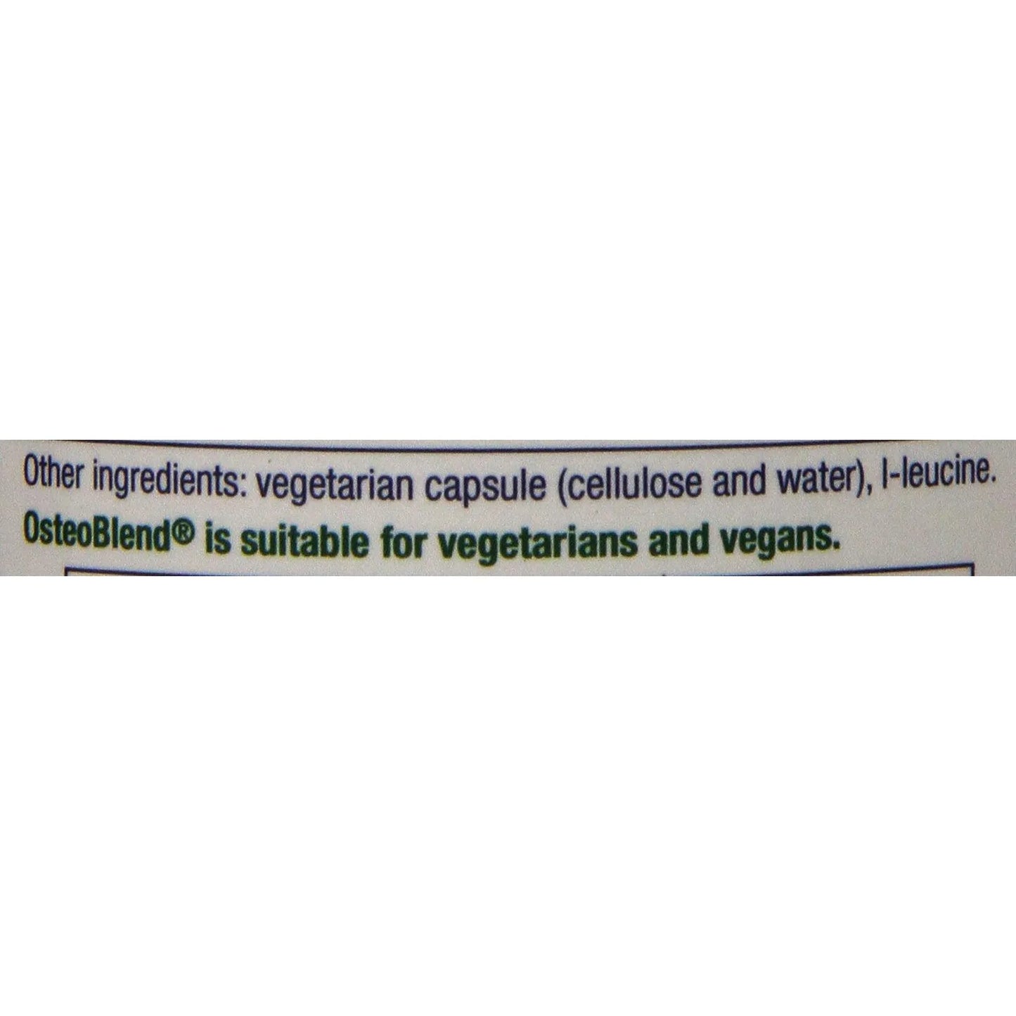 OsteoBlend Soporte Oseo Vegano 240 Capsulas Fortalece Huesos Con Vitaminas Naturales