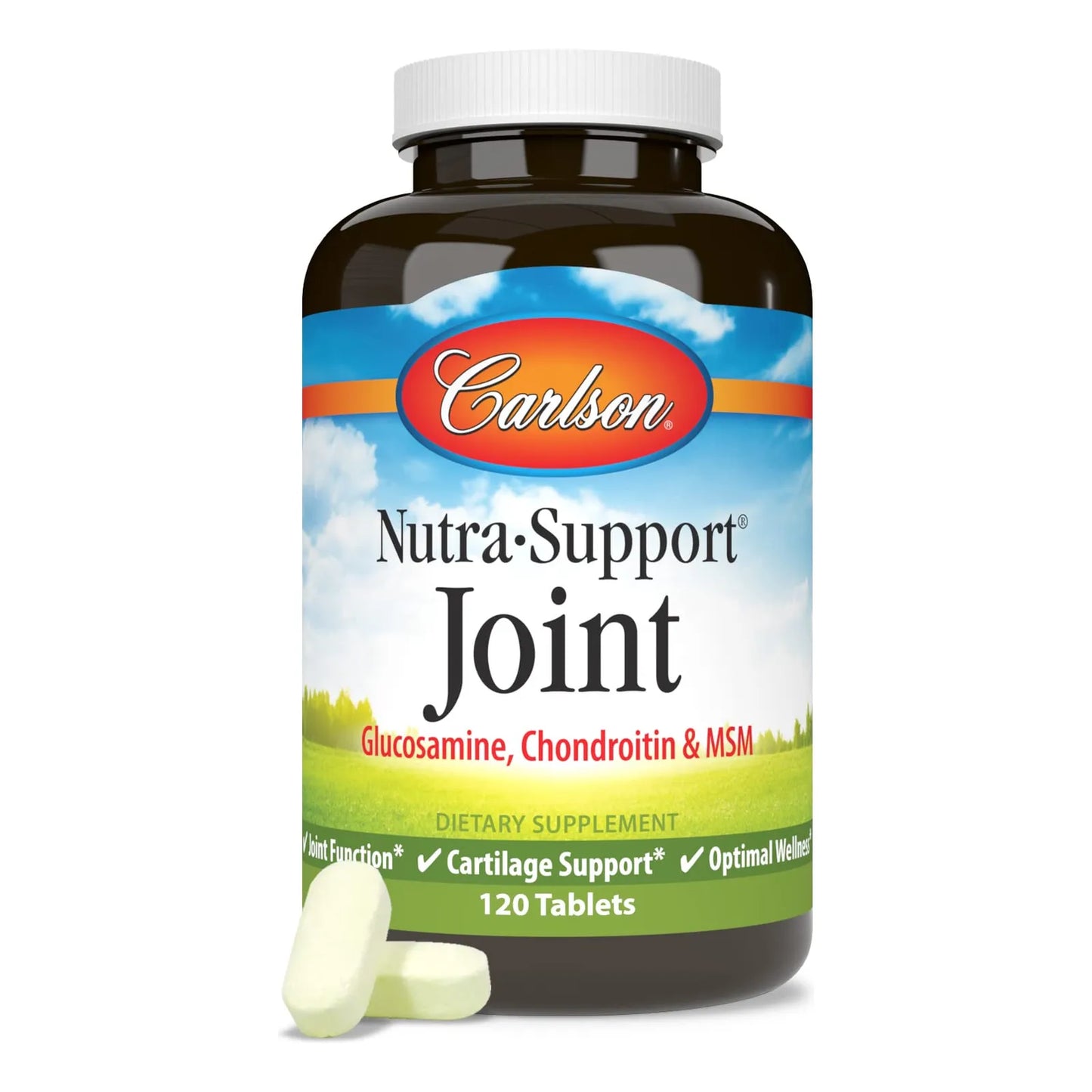 Nutra Support Glucosamina Condroitina MSM 120 Tabletas Soporte Articular Premium
