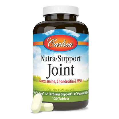Nutra Support Glucosamina Condroitina MSM 120 Tabletas Soporte Articular Premium