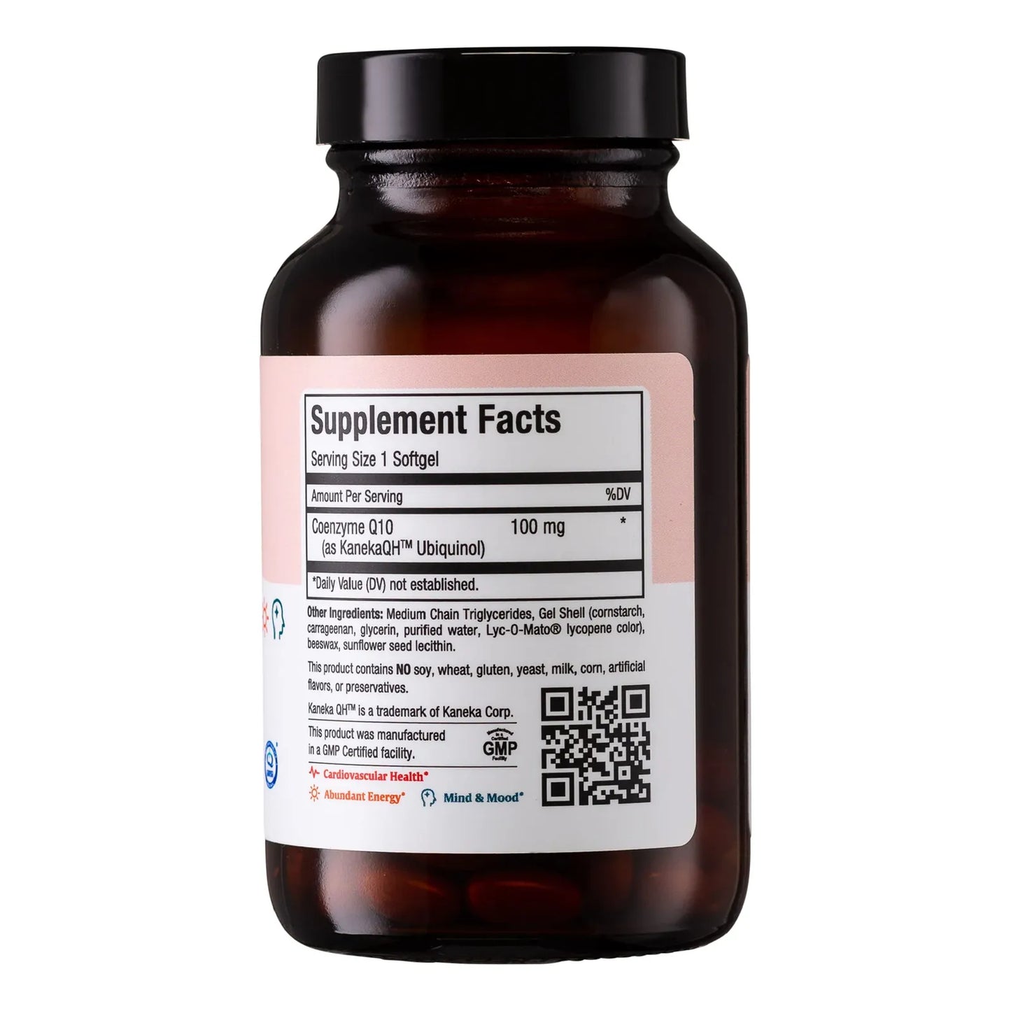 Capsulas Blandas Coq10 Ubiquinol 100 Mg 60 Unidades Suplemento Cardiovascular Energia Celular Kosher