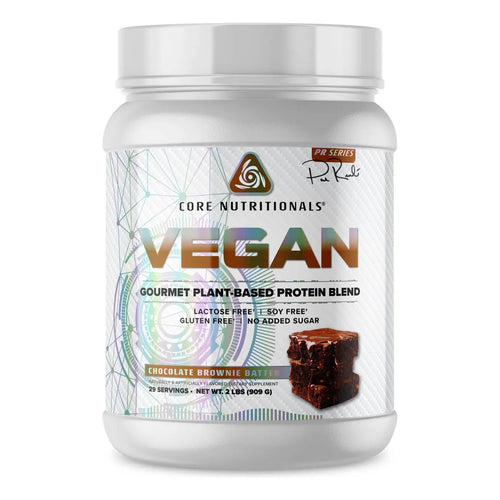 Mezcla De Proteínas Plantadas 21G Sabor Chocolate Brownie Batter Vegano Sin Gluten