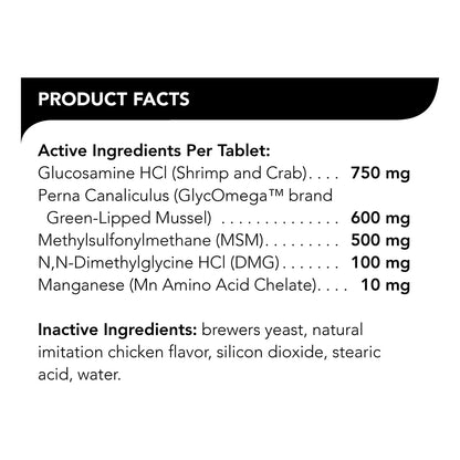 Glyco Flex 2 Tabletas Masticables Para Caderas Y Articulaciones En Perros