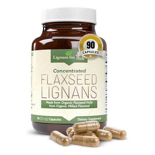 Lino Orgánico 15 Mg 90 Cápsulas Soporte Hormonal Para Personas Y Perros