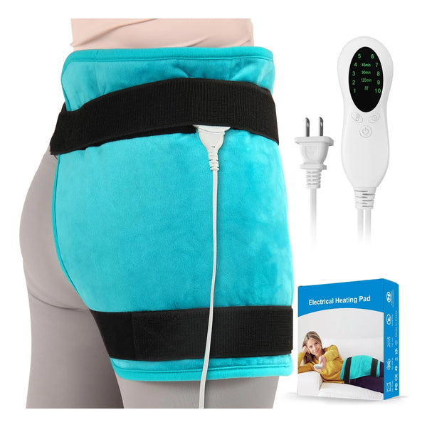 Almohadilla Térmica Cadera Alivio Dolor Ciática Soporte Lumbar Terapia Calor