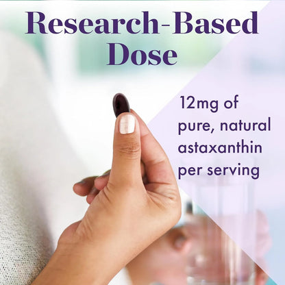 Astaxantina Extra Fuerte 12 Mg De Algas De Alaska Suplemento Antioxidante Premium
