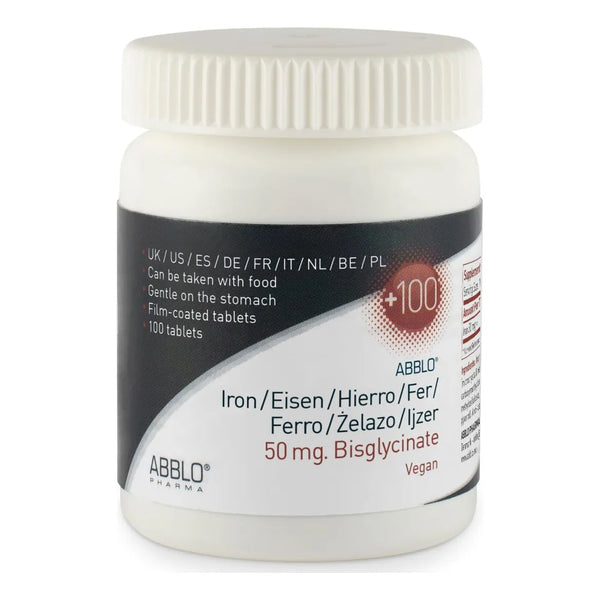 Bisglycinato De Hierro 50mg 100 Capsulas Suaves Para Estomago Facil De Tomar