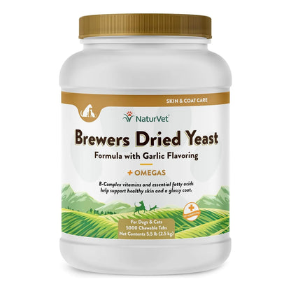 Levadura Seca Con Ajo Para Mascotas Vitaminas B Omega 3 6 9 Piel Y Pelaje Saludable