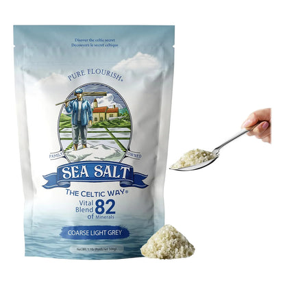 Sal Marina Orgánica Celta 500g Rica En 82 Minerales Esenciales