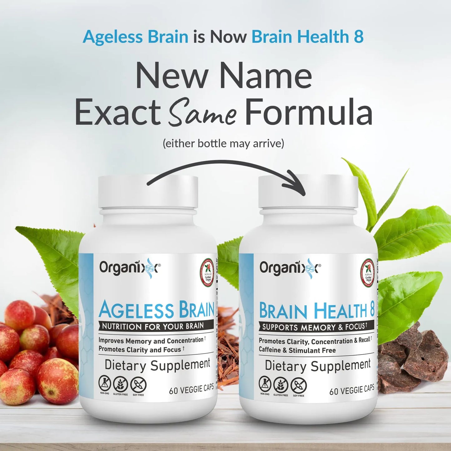 Cerebro Sin Edad Potente Apoyo Salud Cerebral 60 Capsulas Claridad Enfoque