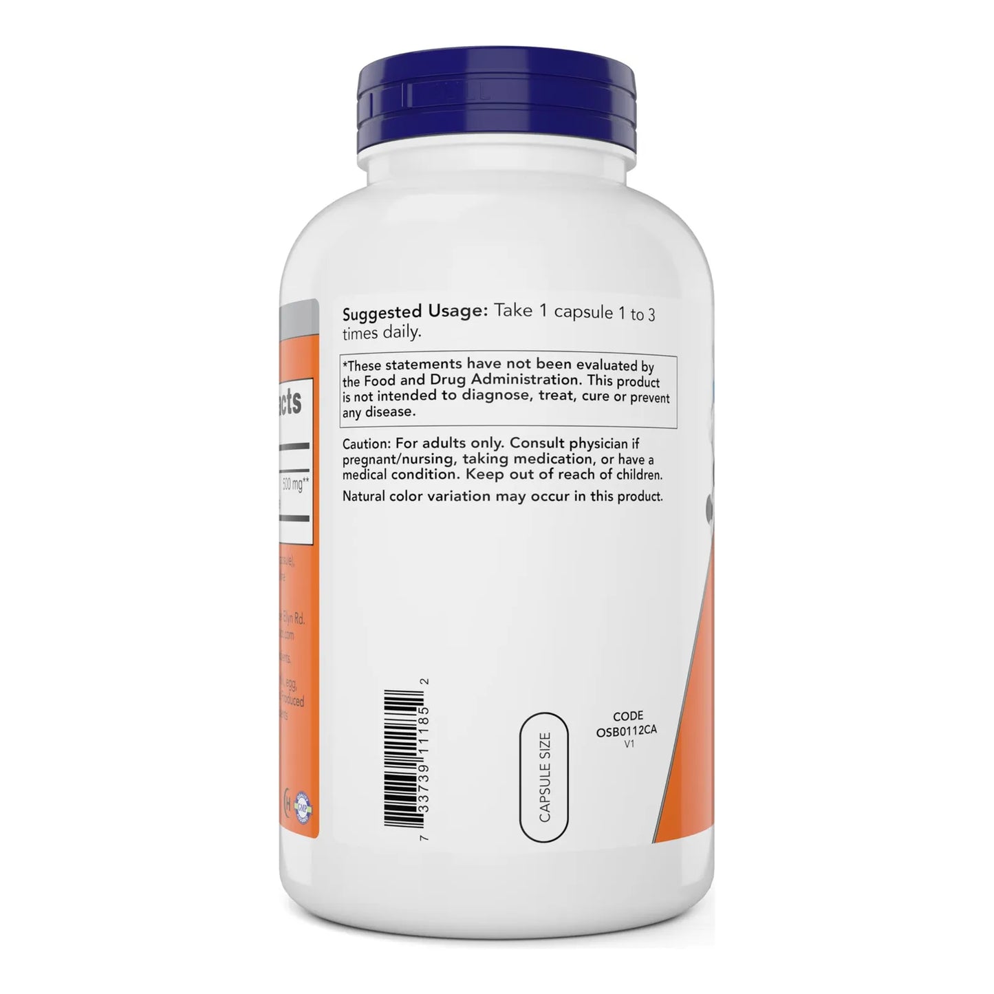 Now L Lisina 500 Mg 360 Capsulas Energia Inmunidad Recuperacion