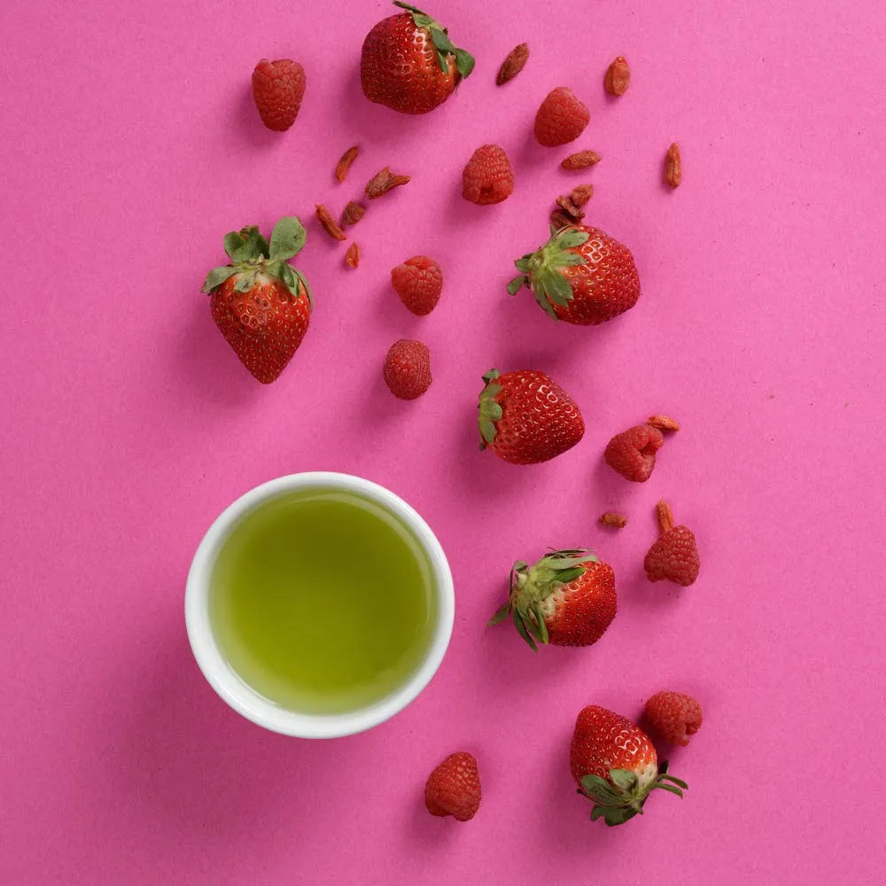 Té Matcha Sabor Berry Bolsa 50 Bolsitas Antioxidante Y Energizante