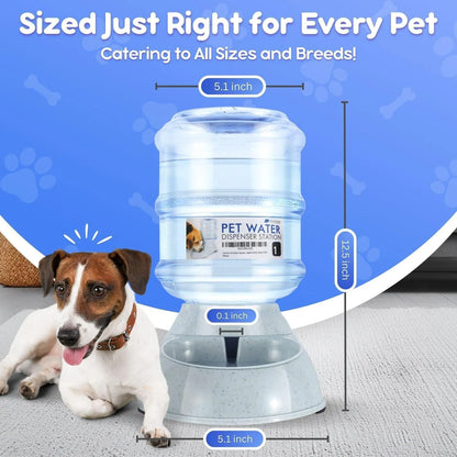 Dispensador De Agua Flexzion Gravity Para Mascotas Automático Y Sin BPA