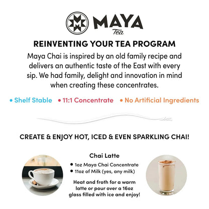 Concentrado De Té Maya Chai Heritage Original 1892 Sabor Auténtico Y Fácil Preparación