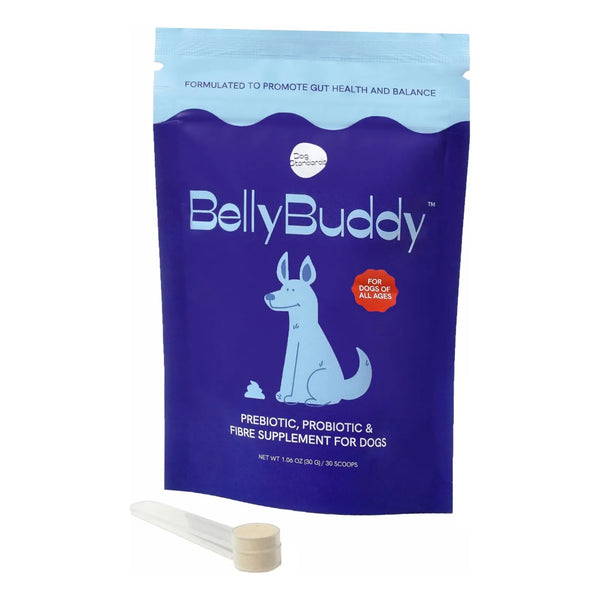 BellyBuddy Suplemento Prebiótico Probiótico Y Fibra 3 En 1 Para Perros Salud Intestinal