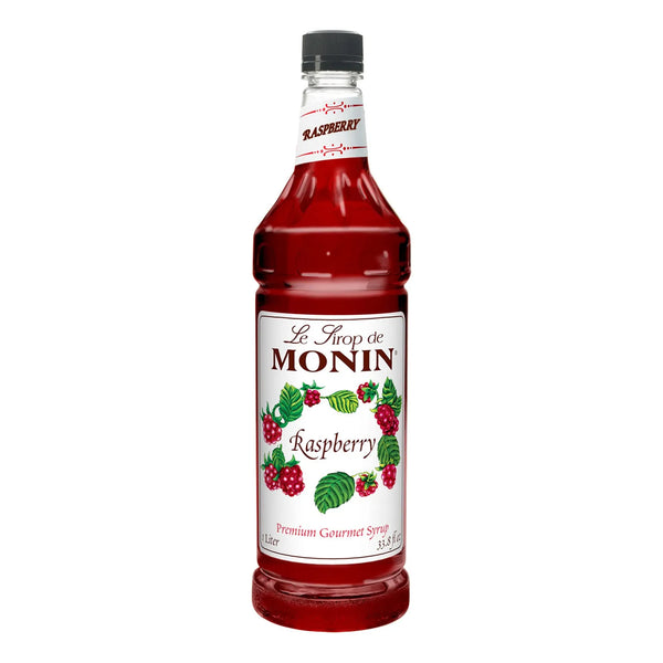 Jarabe De Frambuesa Monin Dulce Y Agrio Ideal Para Cocteles Y Limonadas 1L