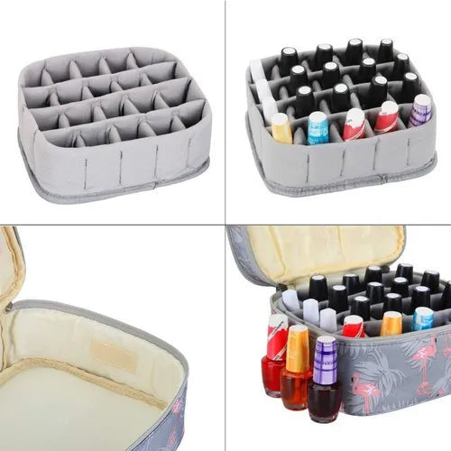 Organizador Para Esmalte Doble Capa 20 Recipientes Orden Practicidad Estilo