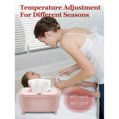 Calentador De Toallitas Para Bebés Aibucoll Temperatura Ajustable Y Seguro