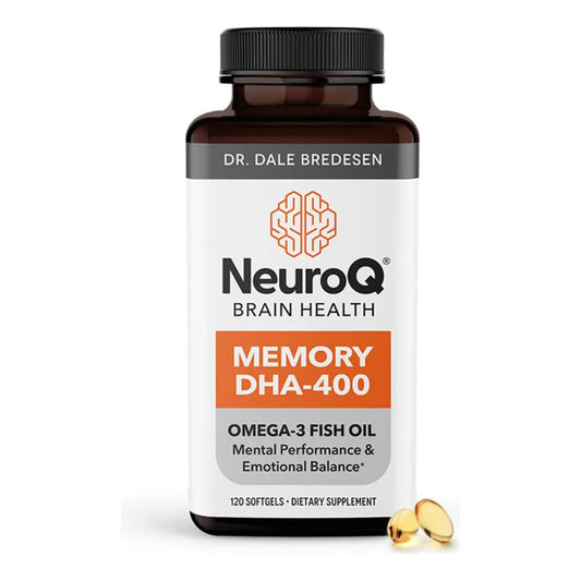 Suplemento NeuroQ Memory DHA 400mg Omega 3 Potencia Cognitiva Y Memoria