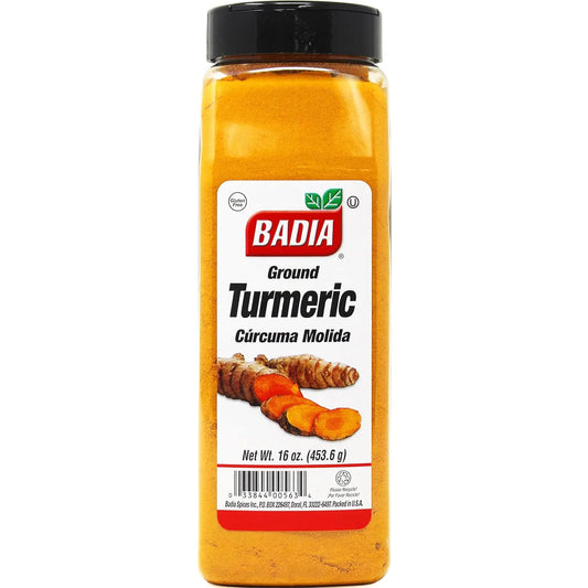 Badia Curcuma Molida Organica 100 Cruda 453g Importada Usa Kosher Sin Gluten