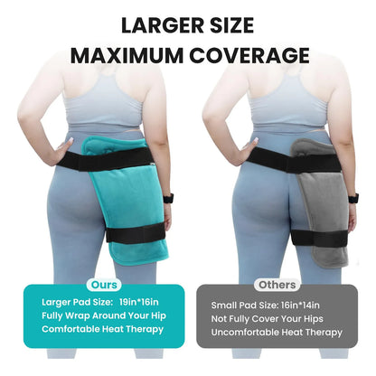 Almohadilla Térmica Cadera Alivio Dolor Ciática Soporte Lumbar Terapia Calor