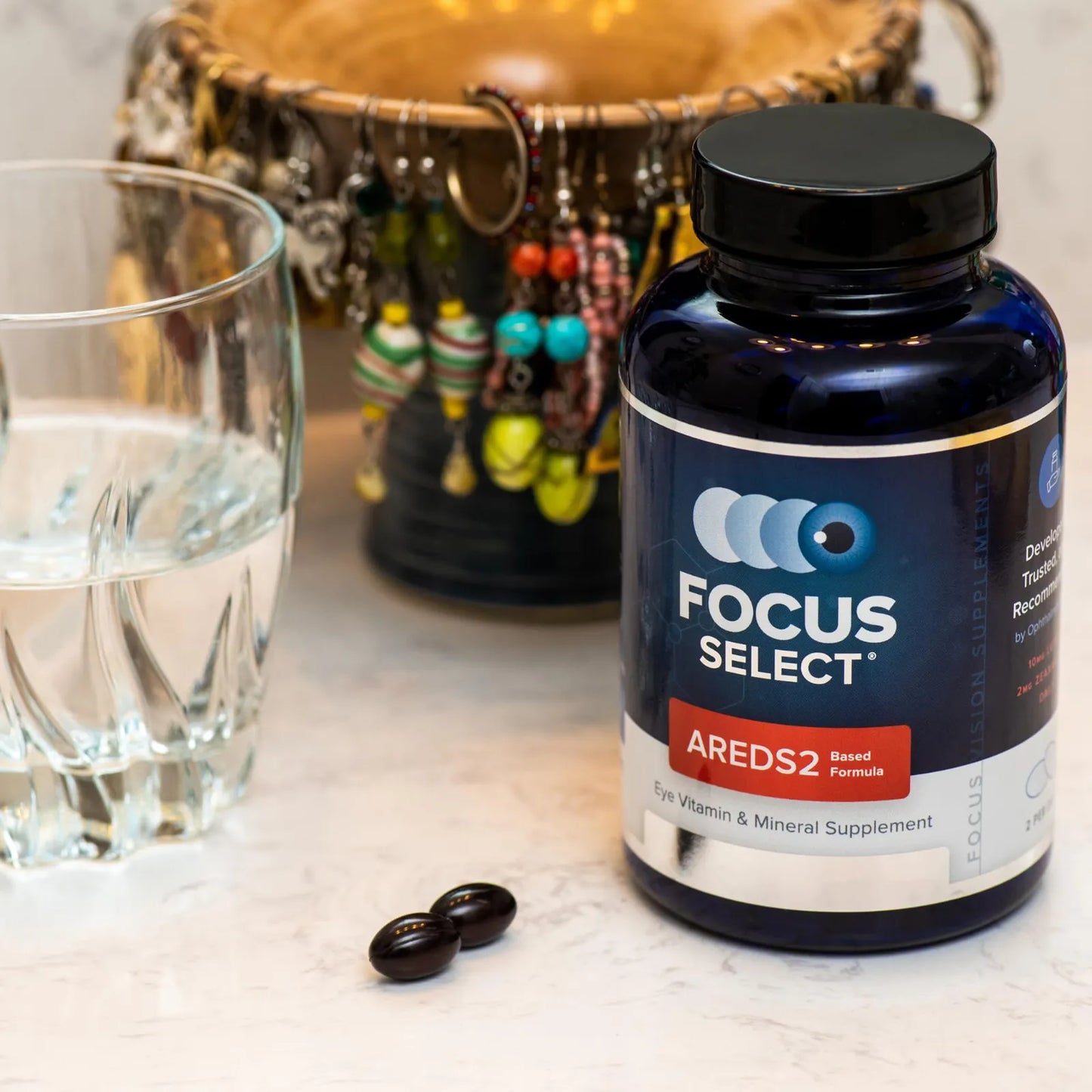 Focus Select AREDS2 Suplemento Vitaminas Y Minerales Para Ojos 180 Capsulas