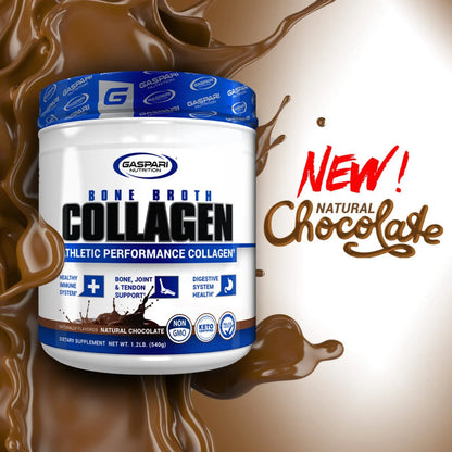 Colágeno En Polvo Para Rendimiento Atlético Sabor Chocolate Proteína Salud Articular