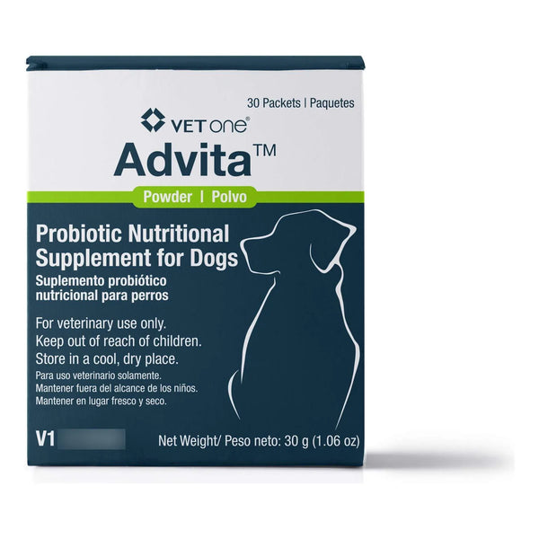 Polvo Probiótico Advita Para Perros 30 Paquetes Suplemento Digestivo E Inmunológico