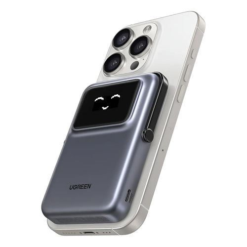 Ugreen Cargador Inalámbrico 5000mah Con Soporte Y Display - Imagen 1
