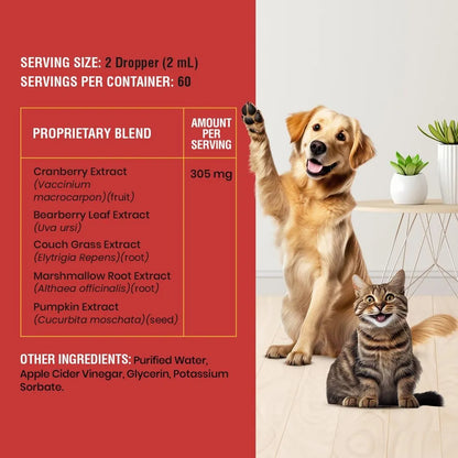Tratamiento Infecciones Urinarias Gatos Perros Arándano Special Breed 4 Onzas