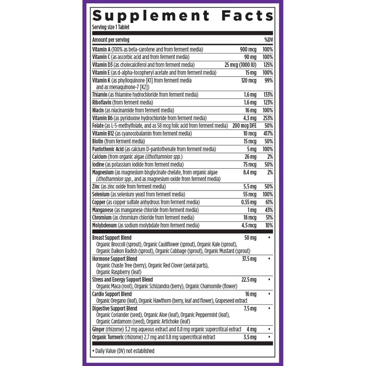 New Chapter Multivitamina Mujeres 40+ Con Probióticos Y Vitamina D3 72 Cápsulas