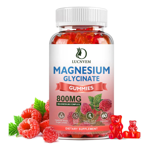 Gomitas De Glicinato De Magnesio 500 Mg Con Malato Taurato COQ10 Sabor Delicioso