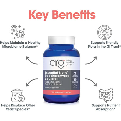 Probiótico Esencial 450 Mg Con Levadura S Boulardii Suplemento Digestivo