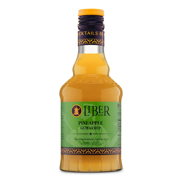 Jarabe De Goma De Piña 360 Ml Premium Para Cócteles Y Postres