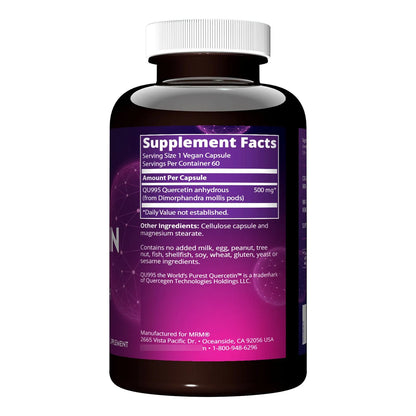 Quercetina 500 Mg Pura QU995 Antioxidante Salud Inmune Y Cardiovascular