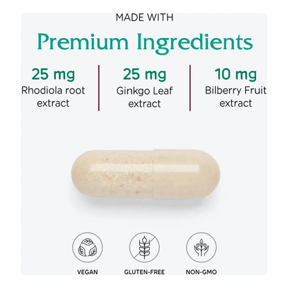 Multivitaminas Y Minerales Para Adultos Mayores Senior Symmetry Vegano 180 Cápsulas