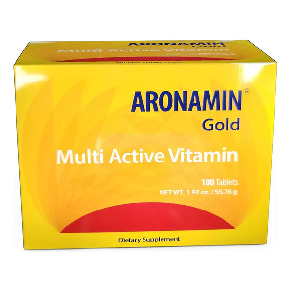 Vitamina Aronamina Oro Energizante Antifatiga 100 Tabletas Promueve Hematopoyesis
