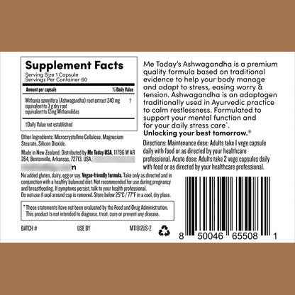 Ashwagandha 3000 Mg Alivio Estrés Alta Resistencia Apoyo Fun