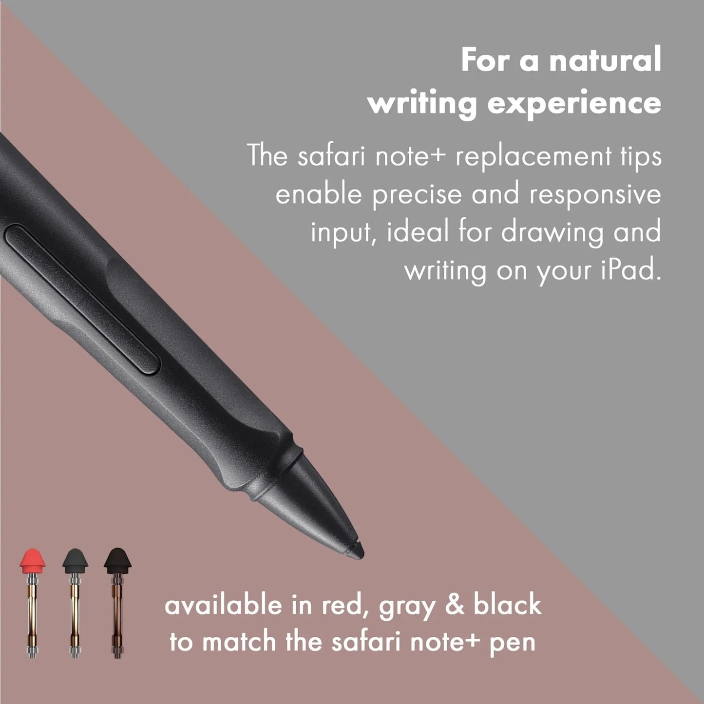 Puntas De Repuesto Lamy Safari Note Para Lapiz Capacitivo Negro 2 Piezas Precision Y Duracion