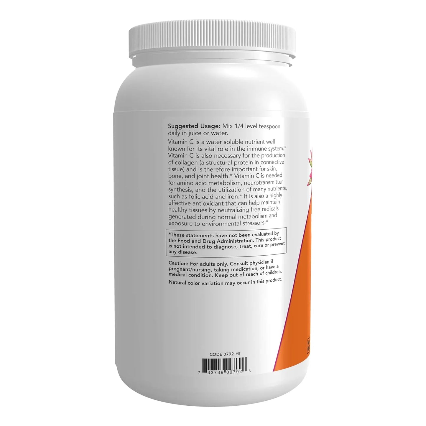 Cristales De Vitamina C Ácido Ascórbico 1 36 Kg Protección Antioxidante Puro Grado Farmacéutico