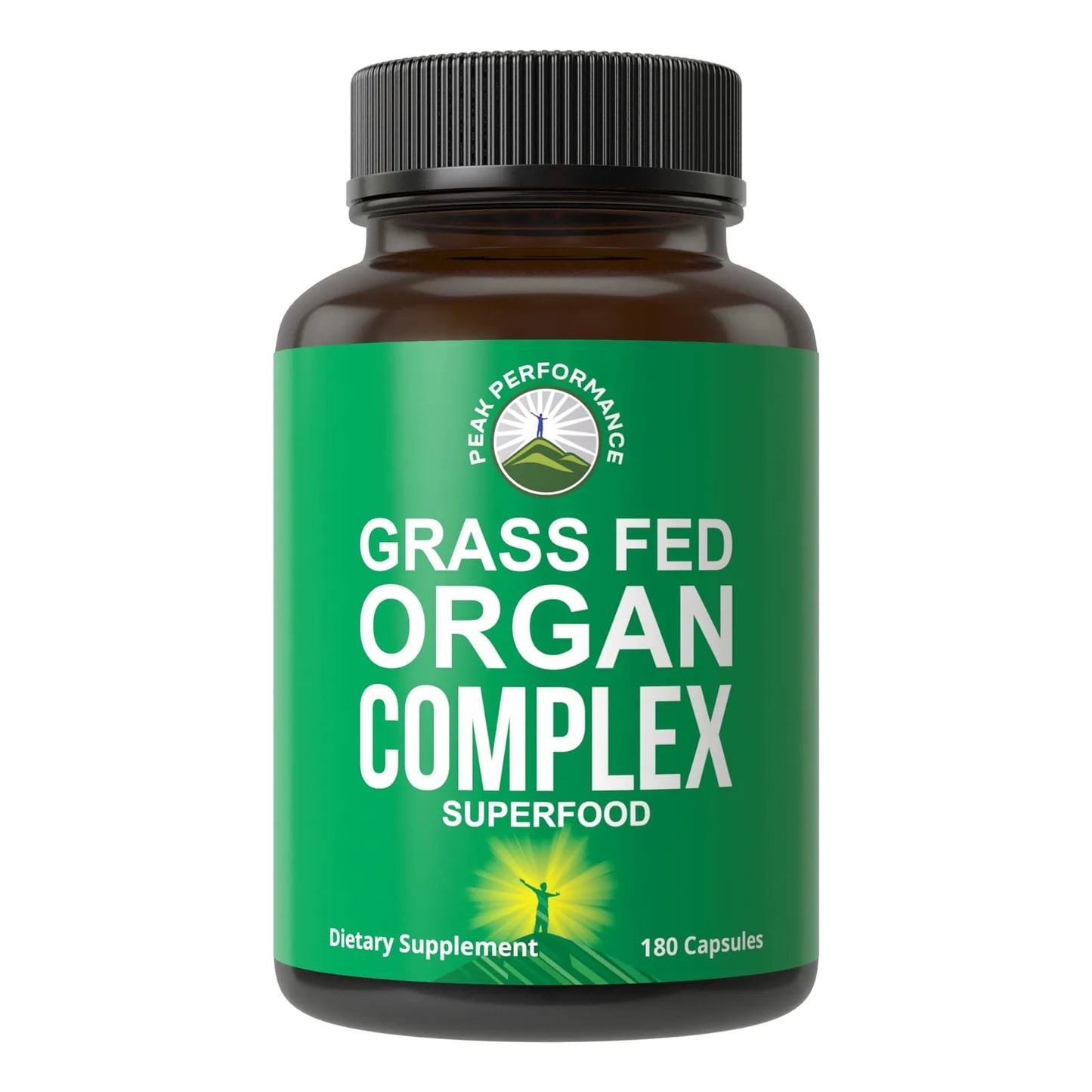 Complejo De Órganos De Res Alimentada Con Pasto 180 Cápsulas Superalimento Nutritivo