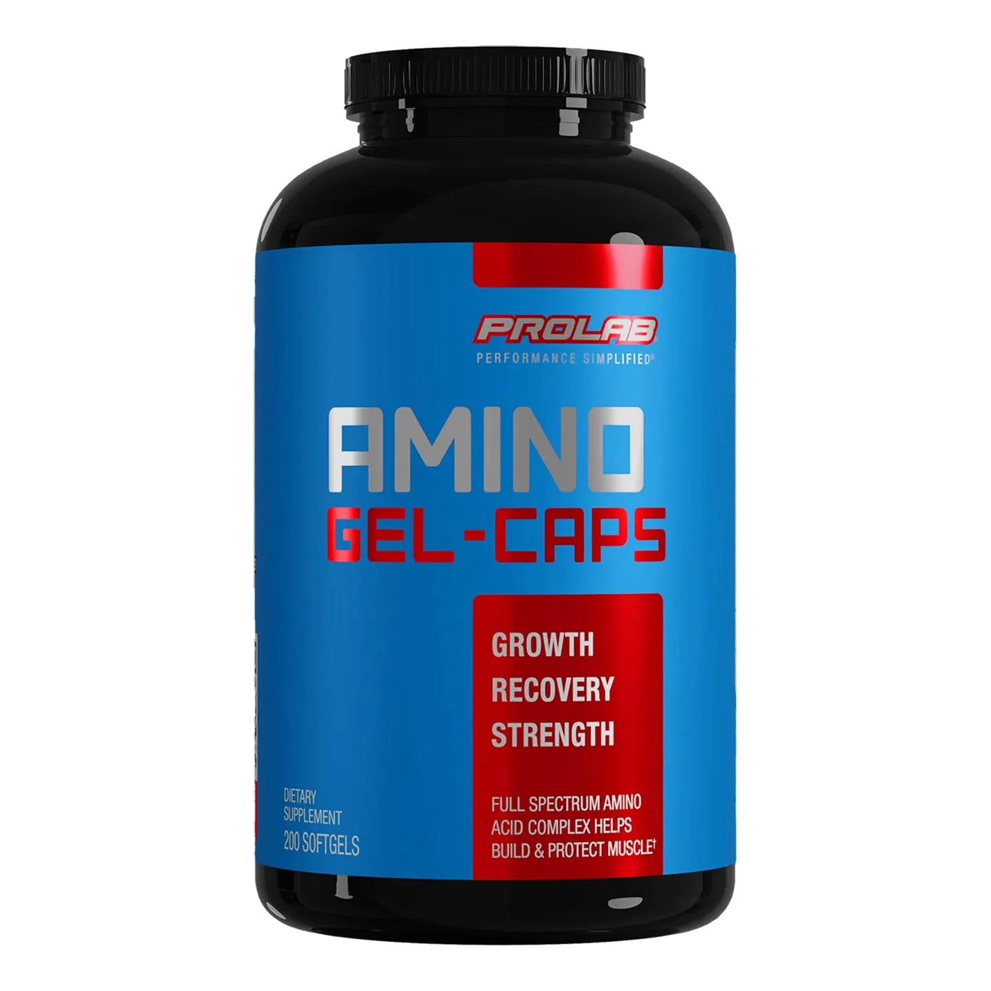 Cápsulas Amino Energía 200 Unidades Para Rendimiento Deportivo Amino GEL-CAPS