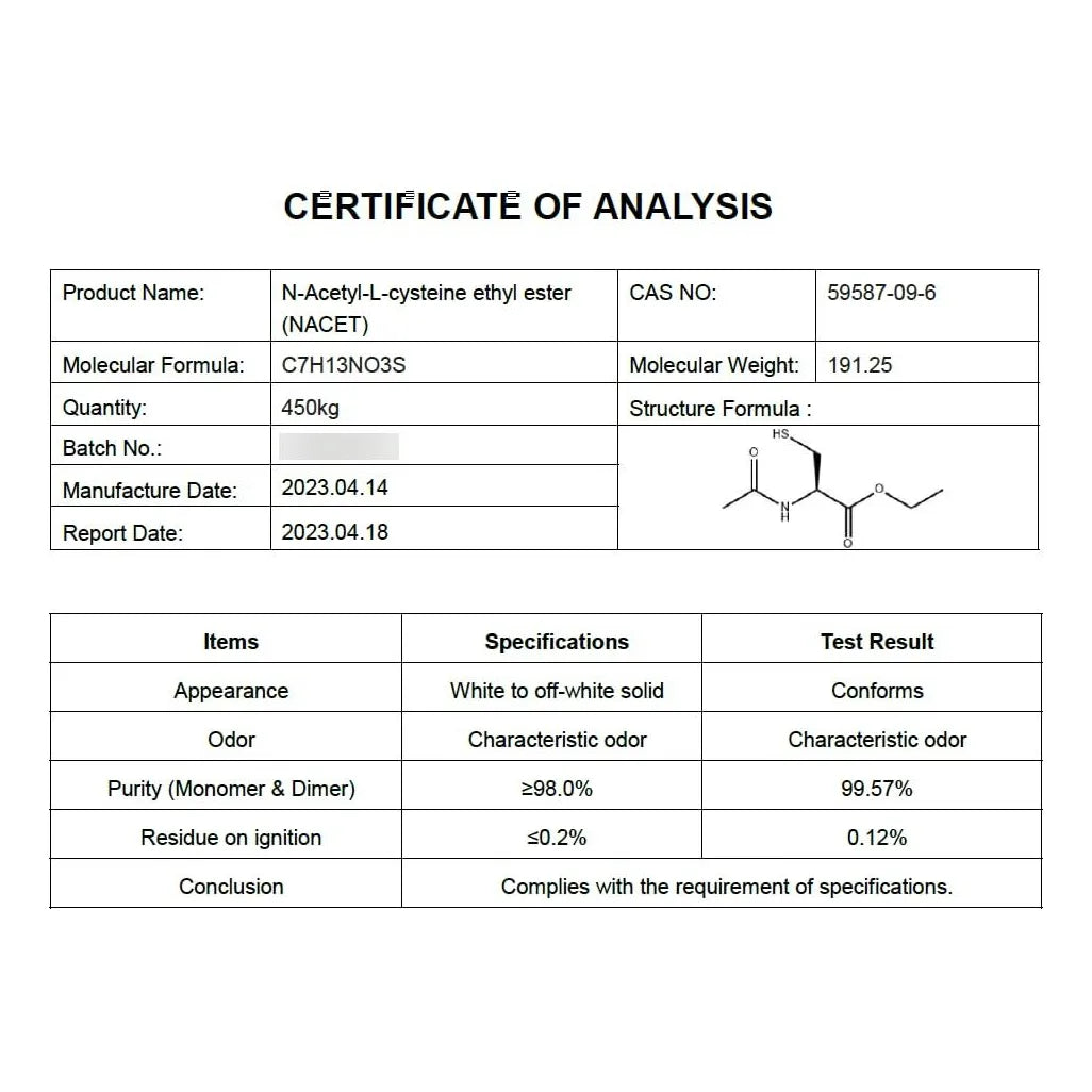 Natures Fusions NAC Ethyl Ester Con Glicina Suplemento Antioxidante Potente 375mg NACET 1800mg