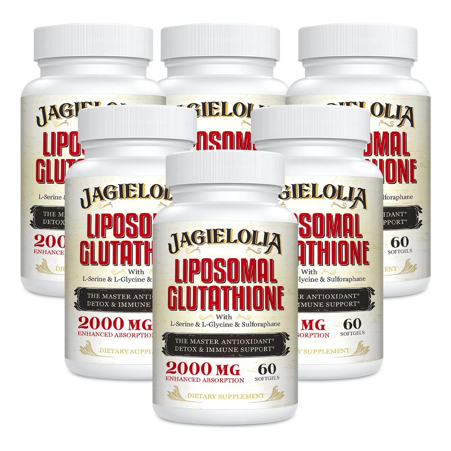 Glutatión Liposomal 2000 Mg Con L Serina L Glicina Sulforafano Antioxidante Premium