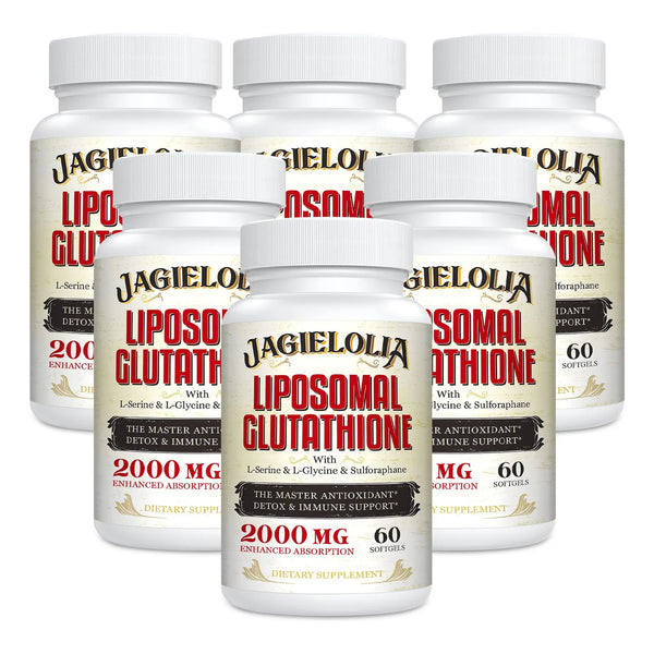 Glutatión Liposomal 2000 Mg Con L Serina L Glicina Sulforafano Antioxidante Premium