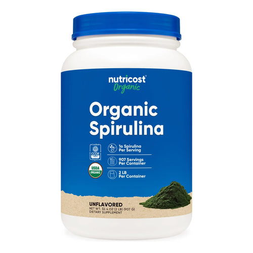 Spirulina Organica En Polvo 2 Libras Superalimento Puro Y Certificado