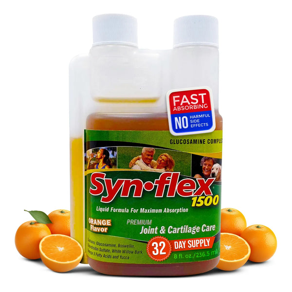 Glucosamina Liquida 1500 Mg Con Condroitina Y Corteza De Sauce Sabor Naranja