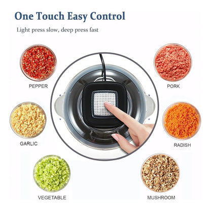Picadora De Alimentos Linkchef Mini Procesador 1.2 Litros Potente Y Versatil
